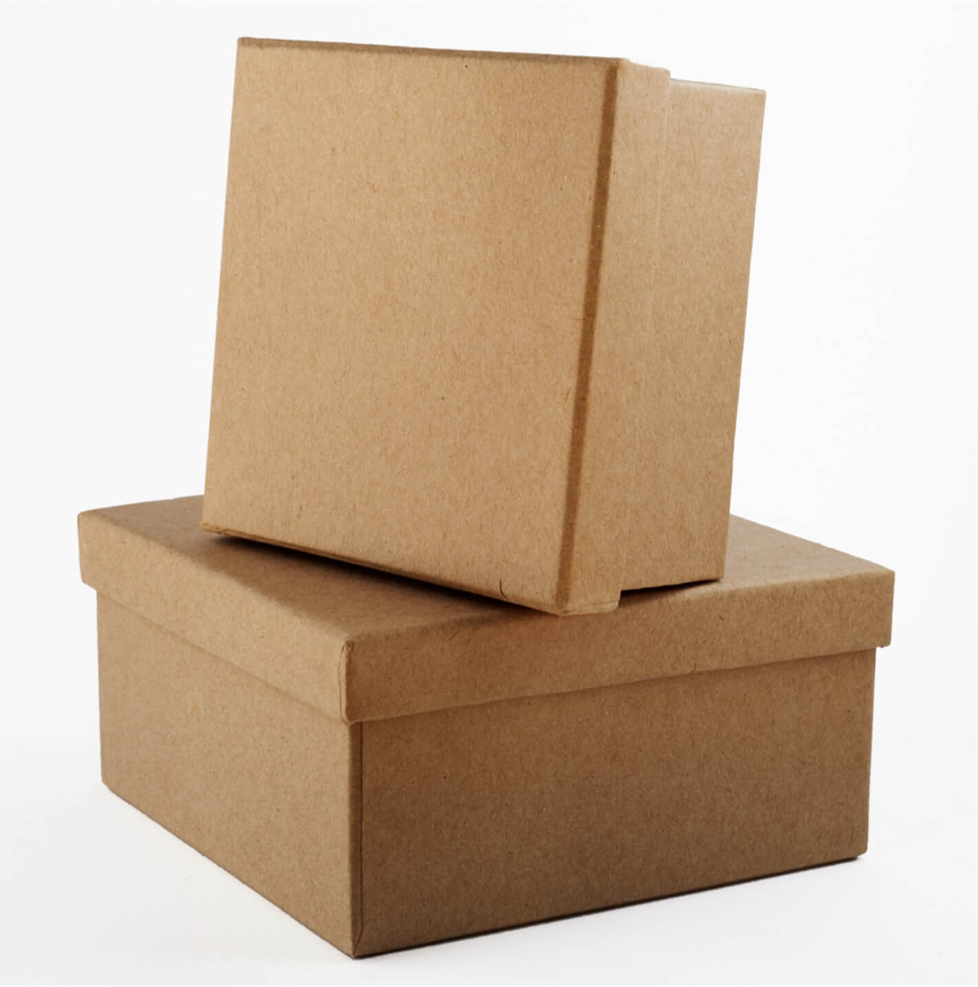 An image of two lid and base boxes.