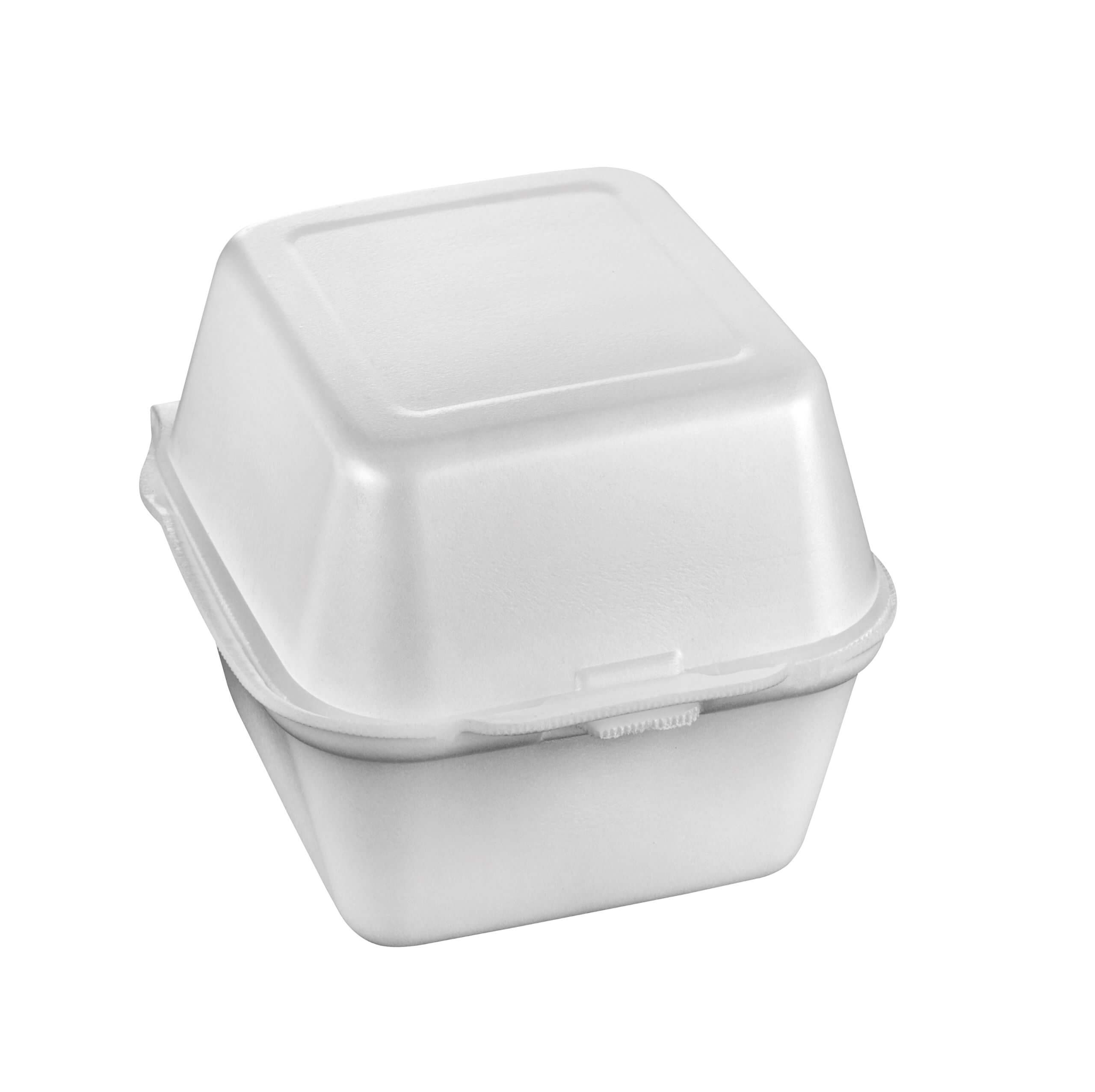 An image of a Polystyrene Clamshell Box.