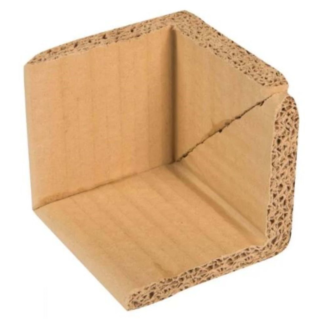 An image of one of our Corrugated Edge Protectors / Cardboard Corner Guards.