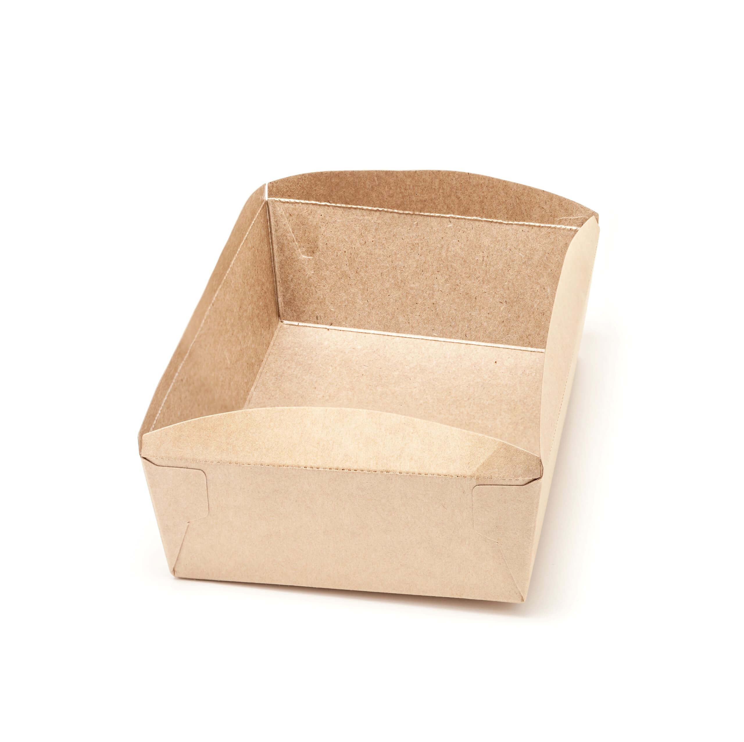 An image of one of our Kraft and Bagasse Food Trays.