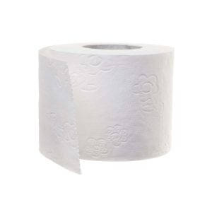 An image showing a single roll of our Office Toilet Rolls.