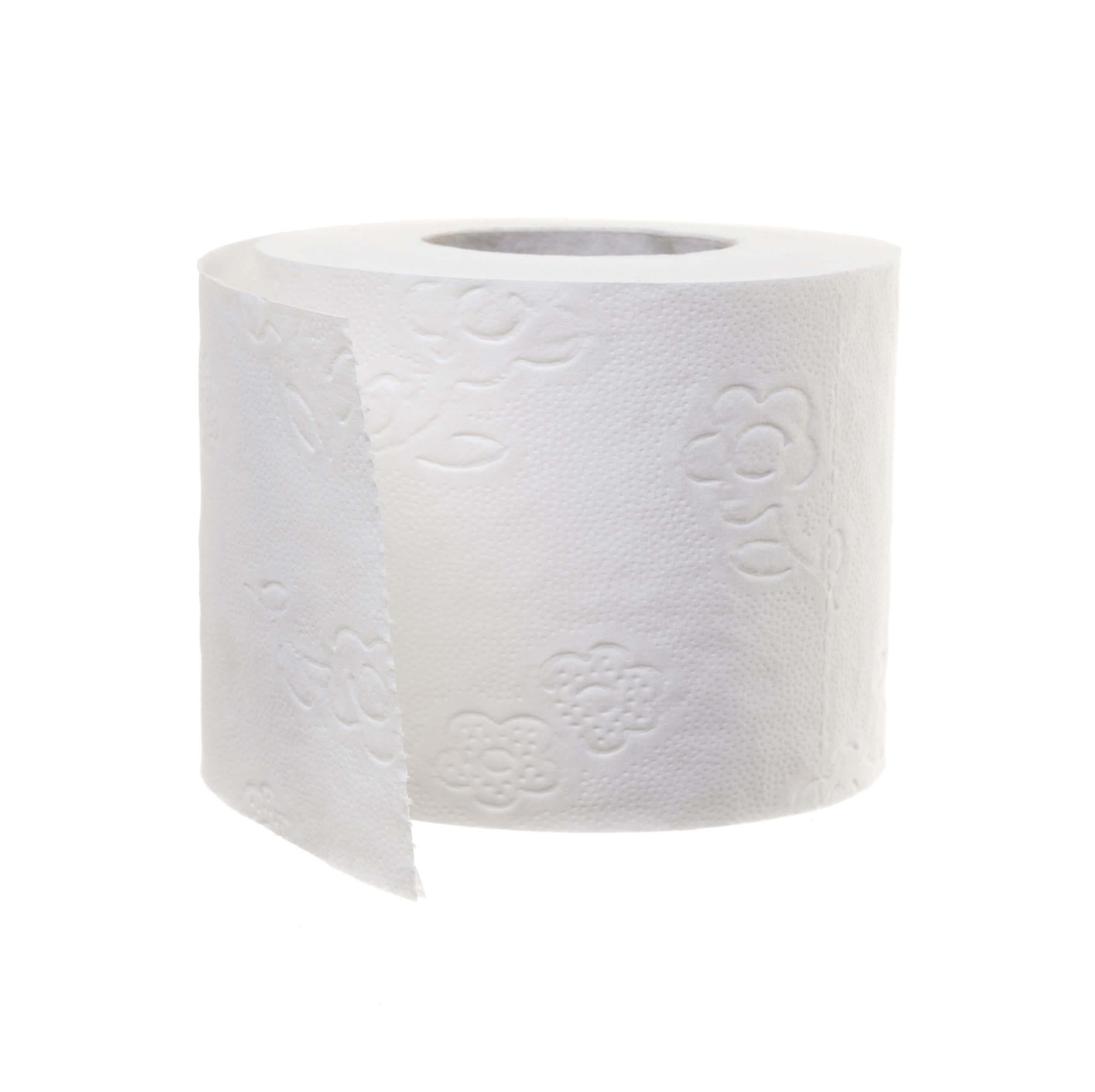 An image showing a single roll of our Office Toilet Rolls.