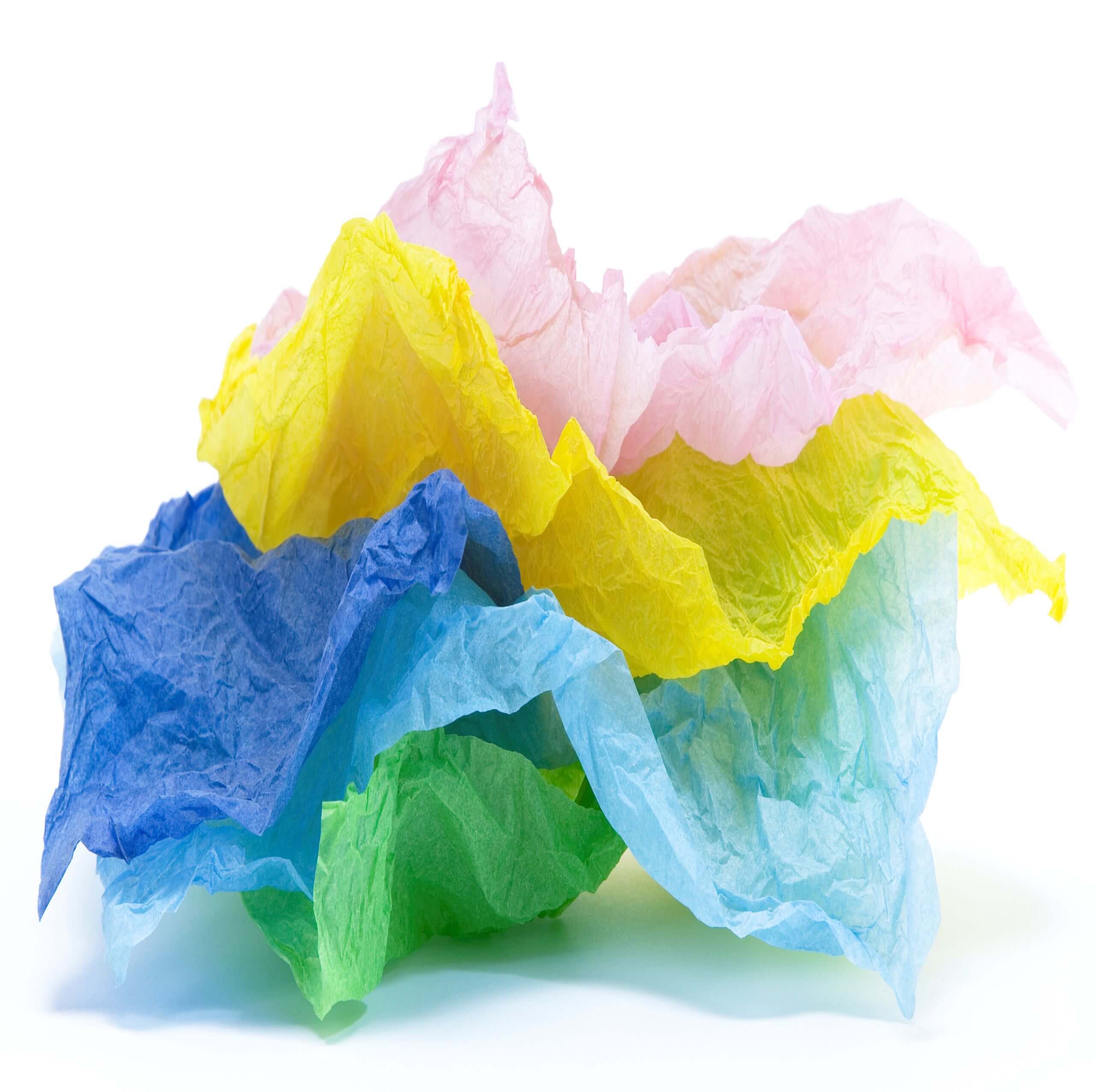 An image of colourful Tissue Gift Wrap.